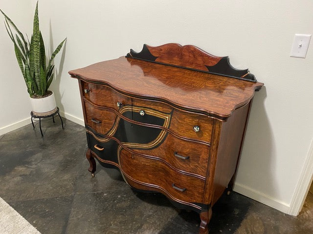 Tiger Oak Dresser